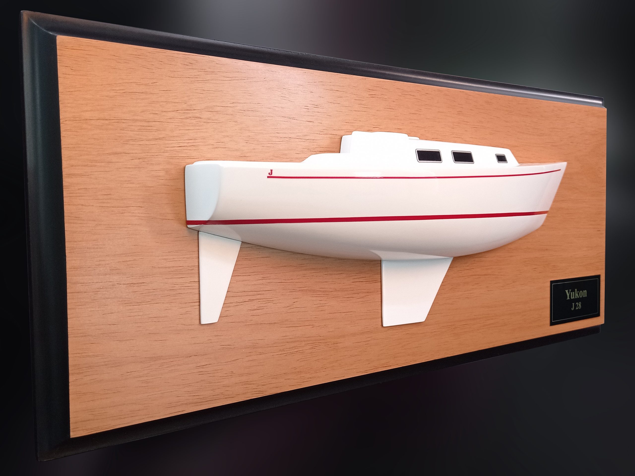 Custom Half Models - JBoats - J 28 JBoats Custom half model with cabin and cockpit only - Abordage