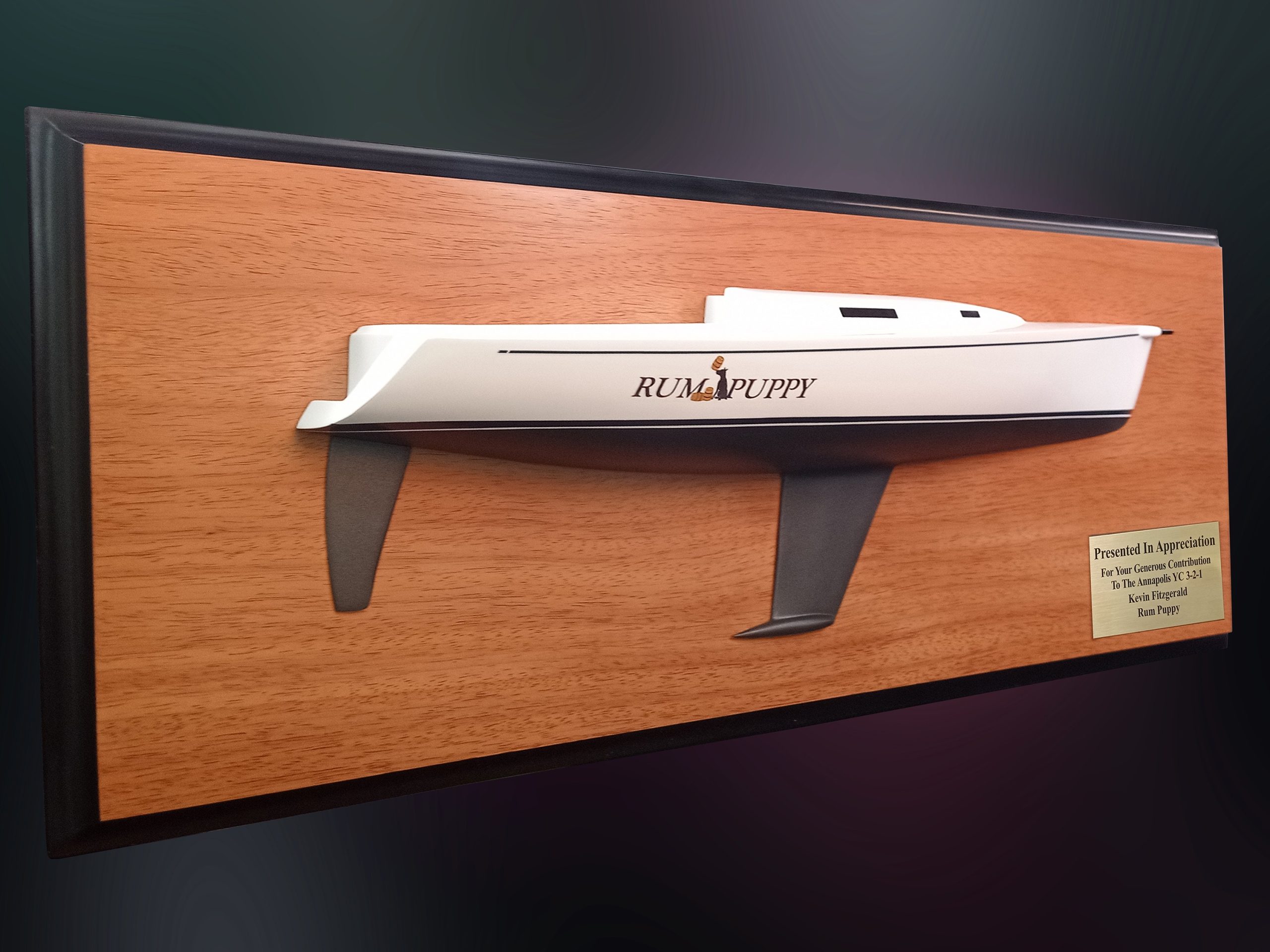 Custom Half Models - JBoats - J105 JBoats custom half model with cabin and cockpit only replica - Abordage