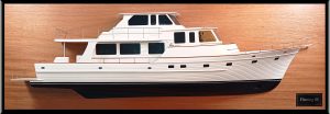 Custom Half Models - - Fleming F85 enclosed FlyBridge custom half model - Abordage