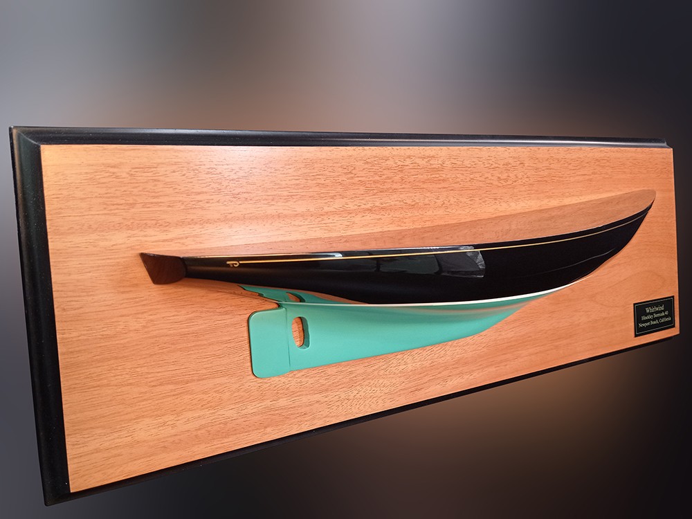 Custom Half Models - Hinckley - Hinckley Bermuda 40 Yawl flushdeck custom half hull - Abordage