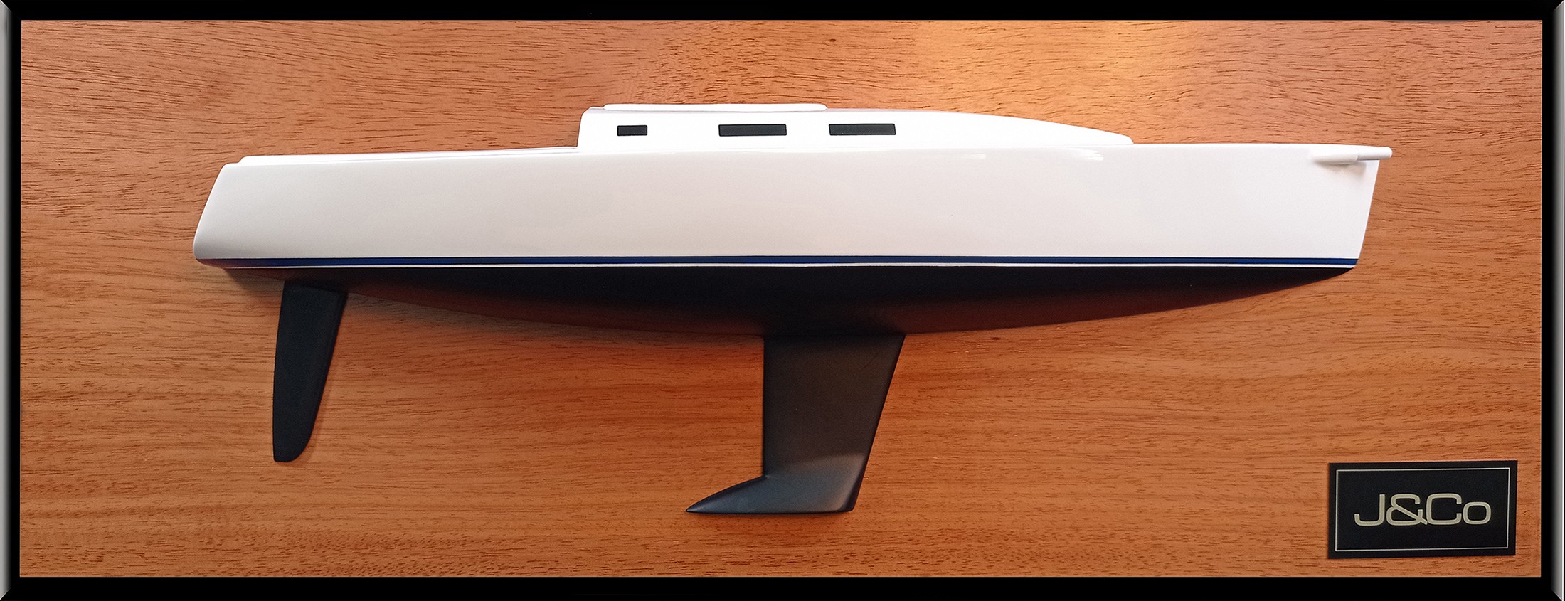 Custom Half Models - JBoats - J 109 custom half model with cabin and cockpit only replica - Abordage