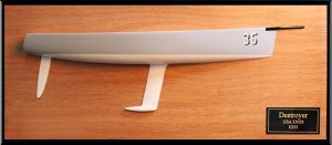 Custom Half Models - Nelson Marek Yacht Design - Nelson-Marek 1D35 -custom half hull with backboard - Abordage