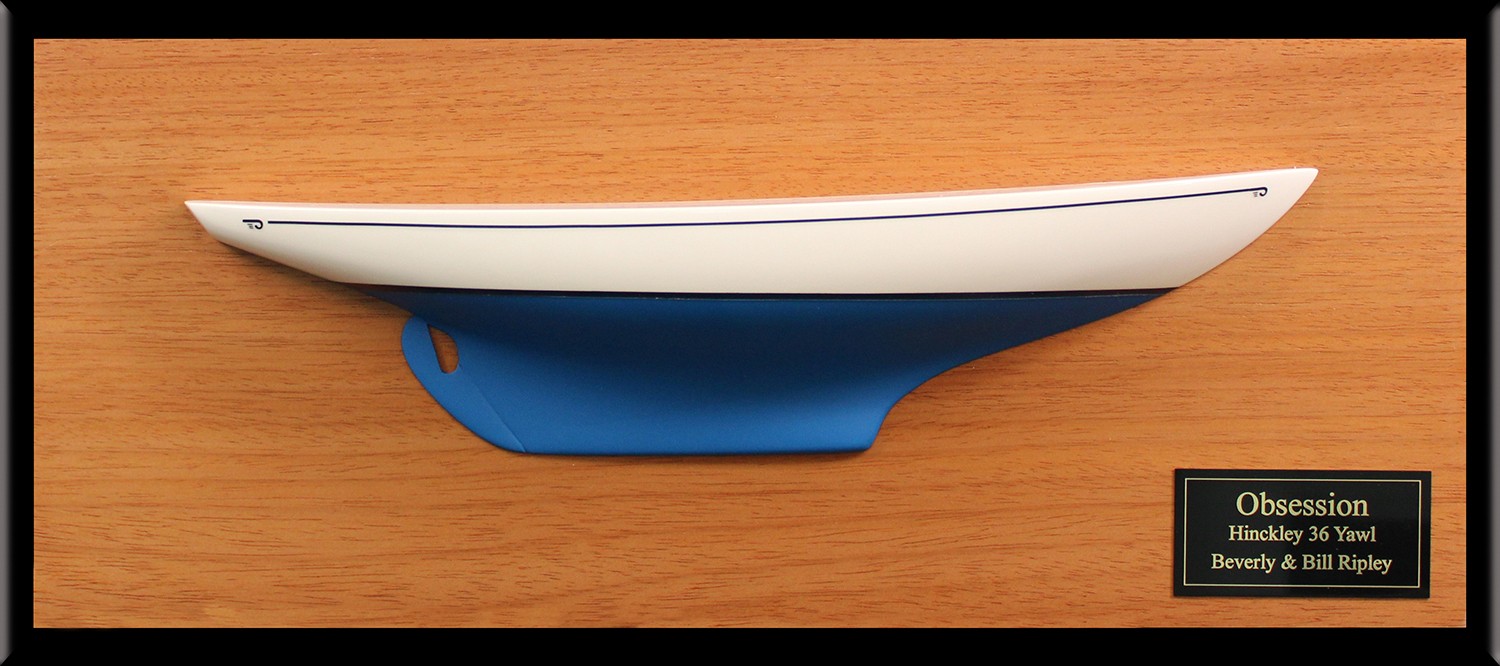 Hinckley 36 yawl custom half hull