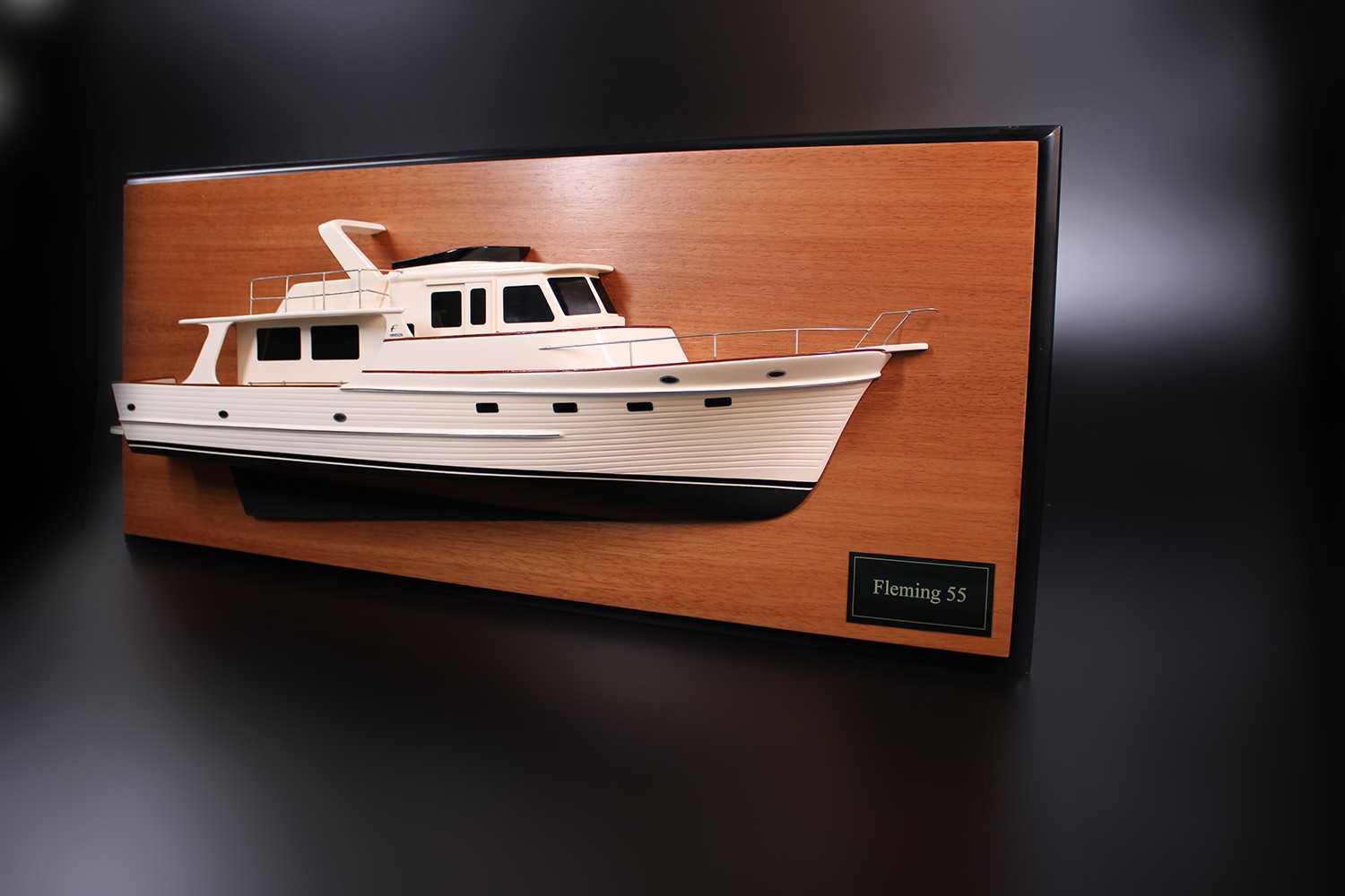 Fleming F55 custom half model with deck details