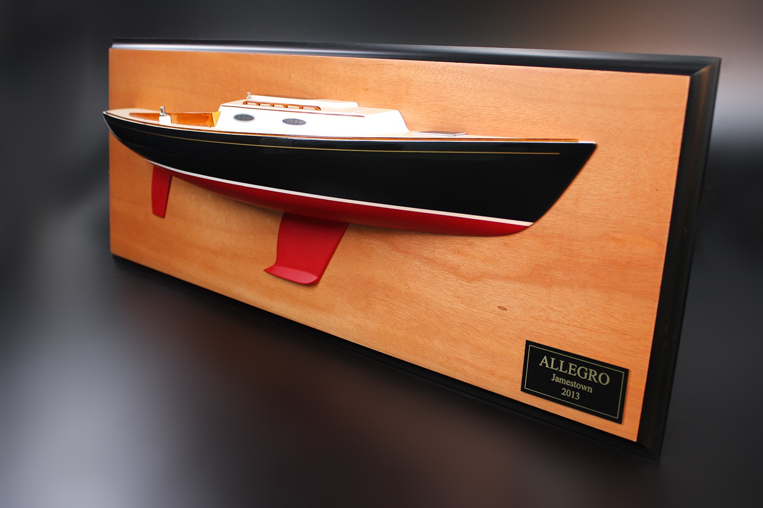 Alerion Express 28 custom half model with deck details replica