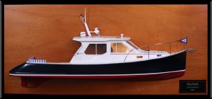 True North 38 half model with deck details