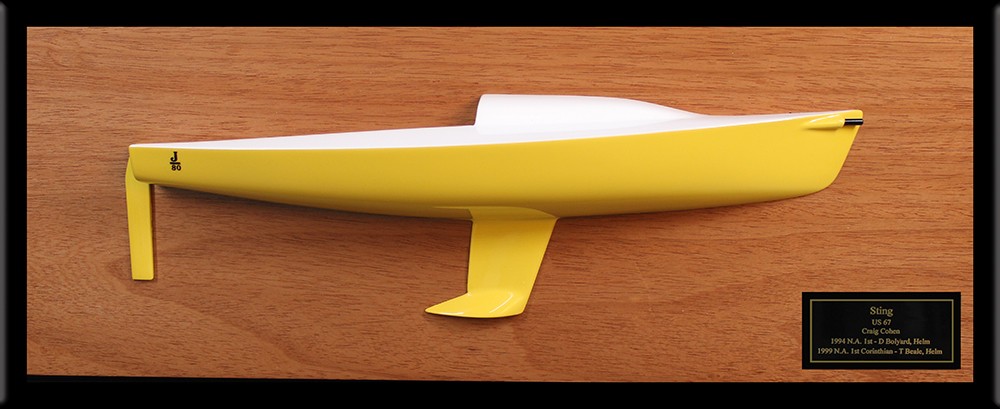 J80 replica, half model with cabin and cockpit only