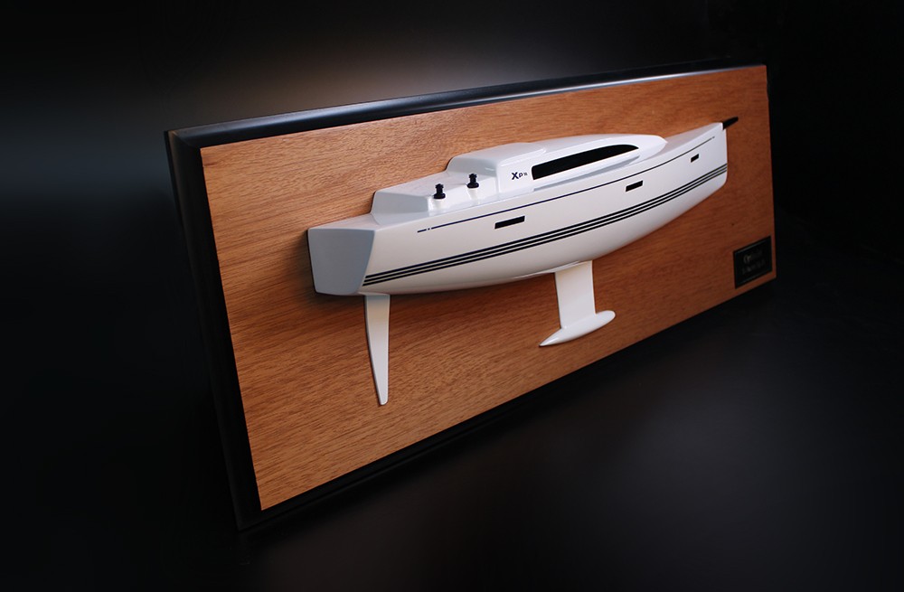 X Yacht XP38 custom half hull with cabin and cockpit only