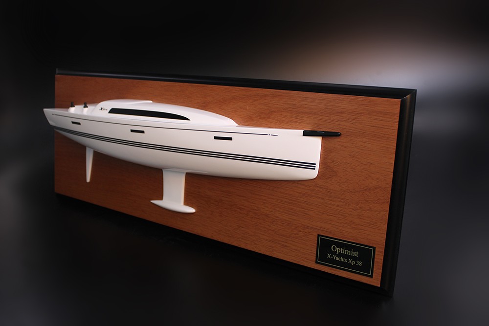 X Yacht XP38 custom half hull with cabin and cockpit only