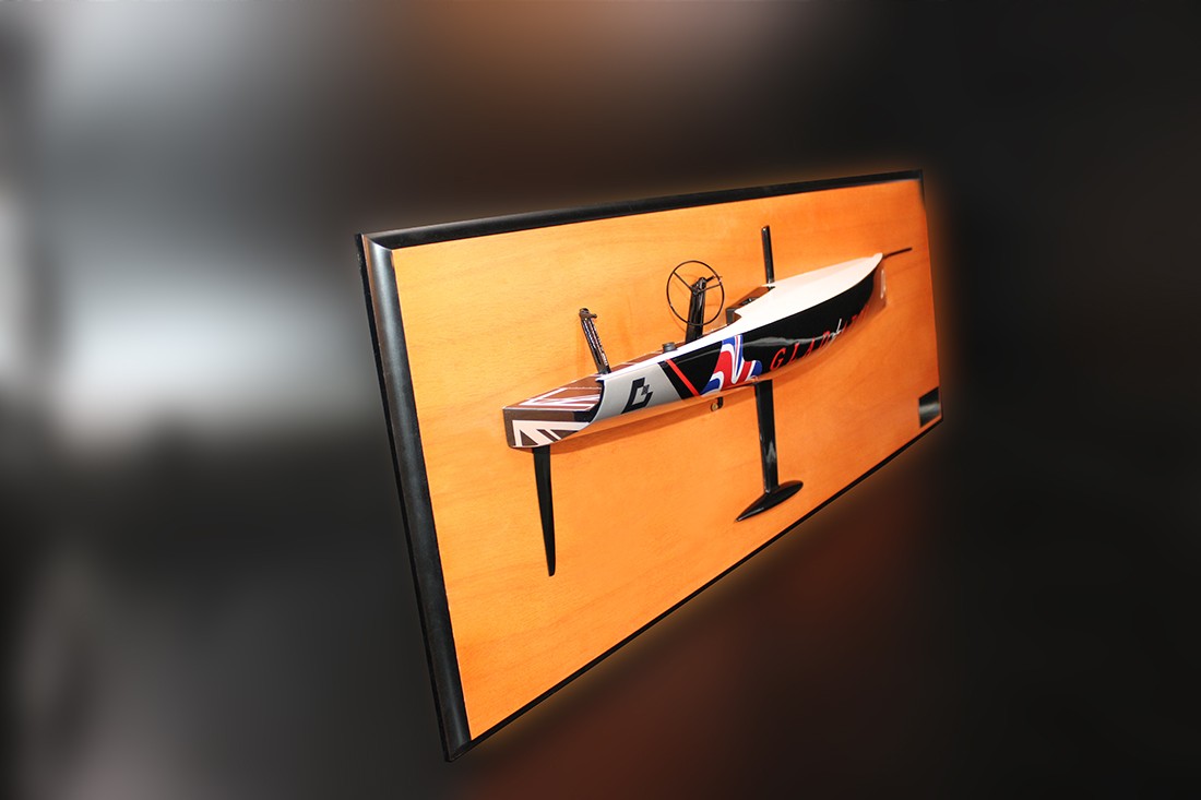 TP52 Gladiator custom half model with deck details