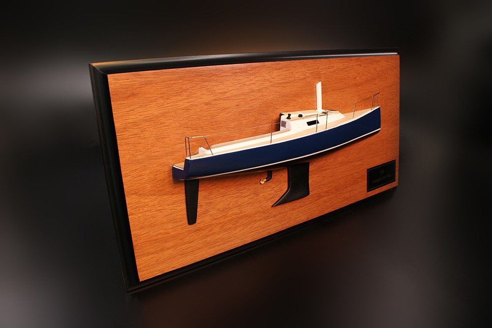 J-9 J Boats half model with cabin and cockpit only