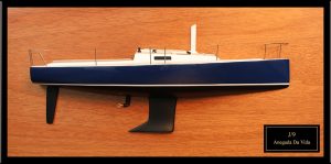 J-9 J Boats half model with cabin and cockpit only