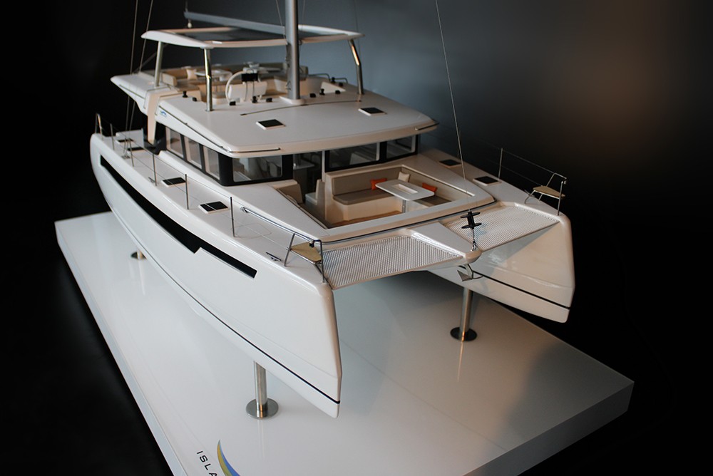 Island Spirit 52 Catamaran custom model