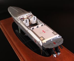 Cigarette 39 Topgun custom model replica