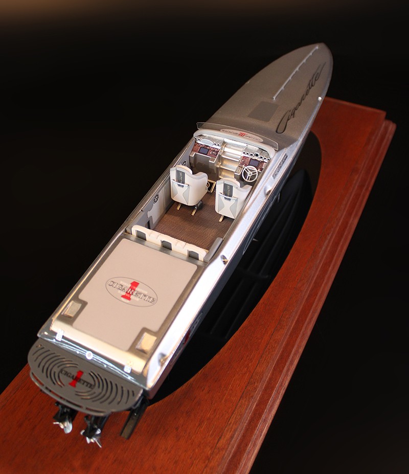 Cigarette 39 Topgun custom model replica