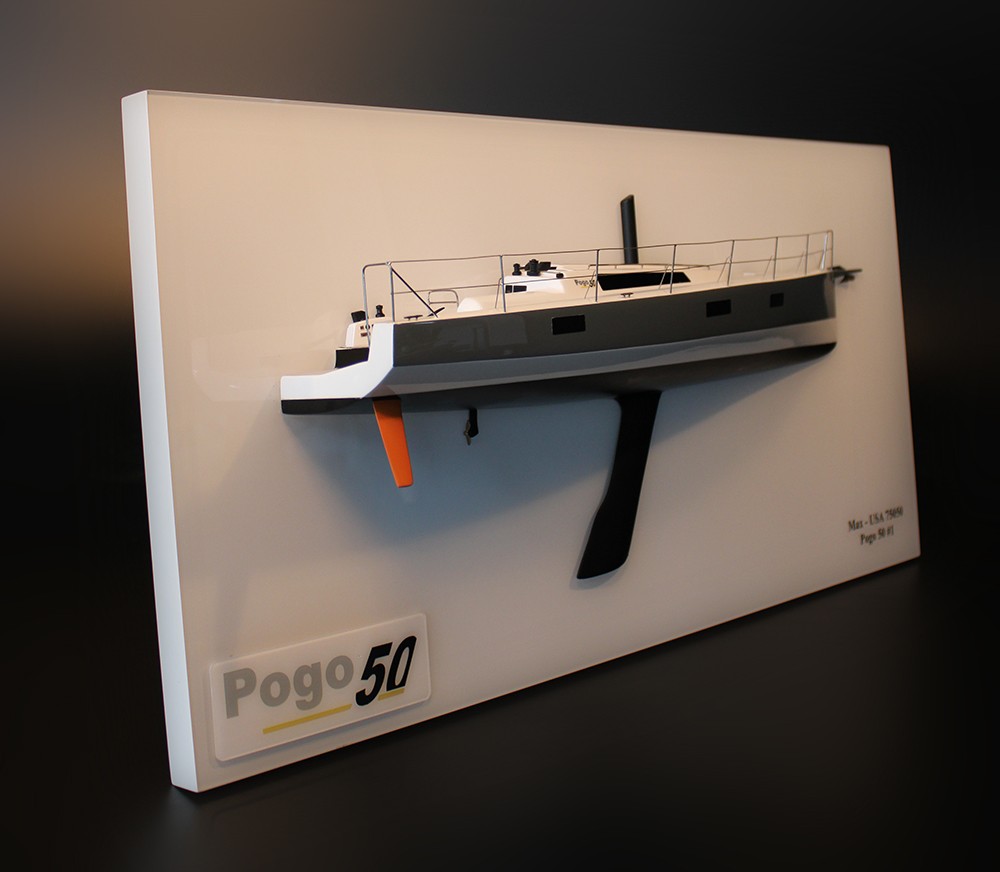 Pogo 50 half model