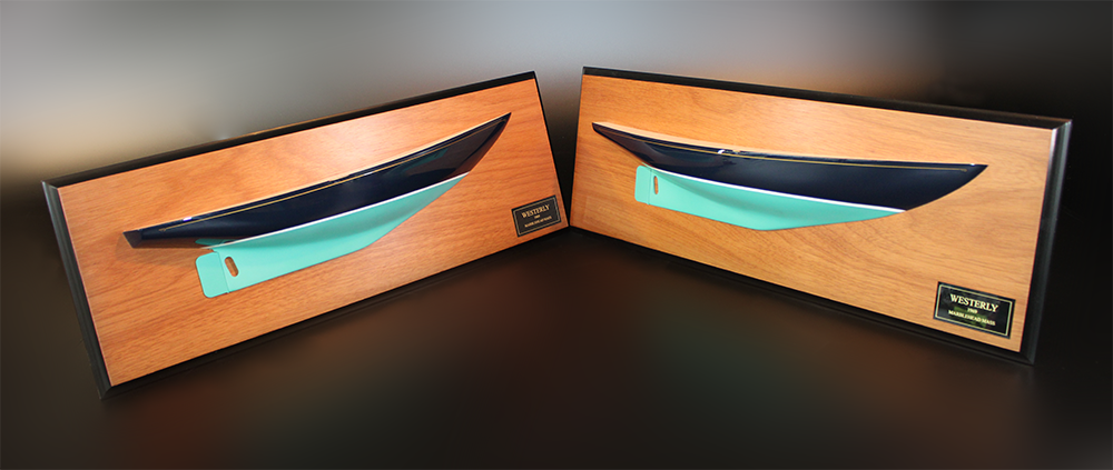 Hinckley Bermuda 40 Yawl custom half hull replica