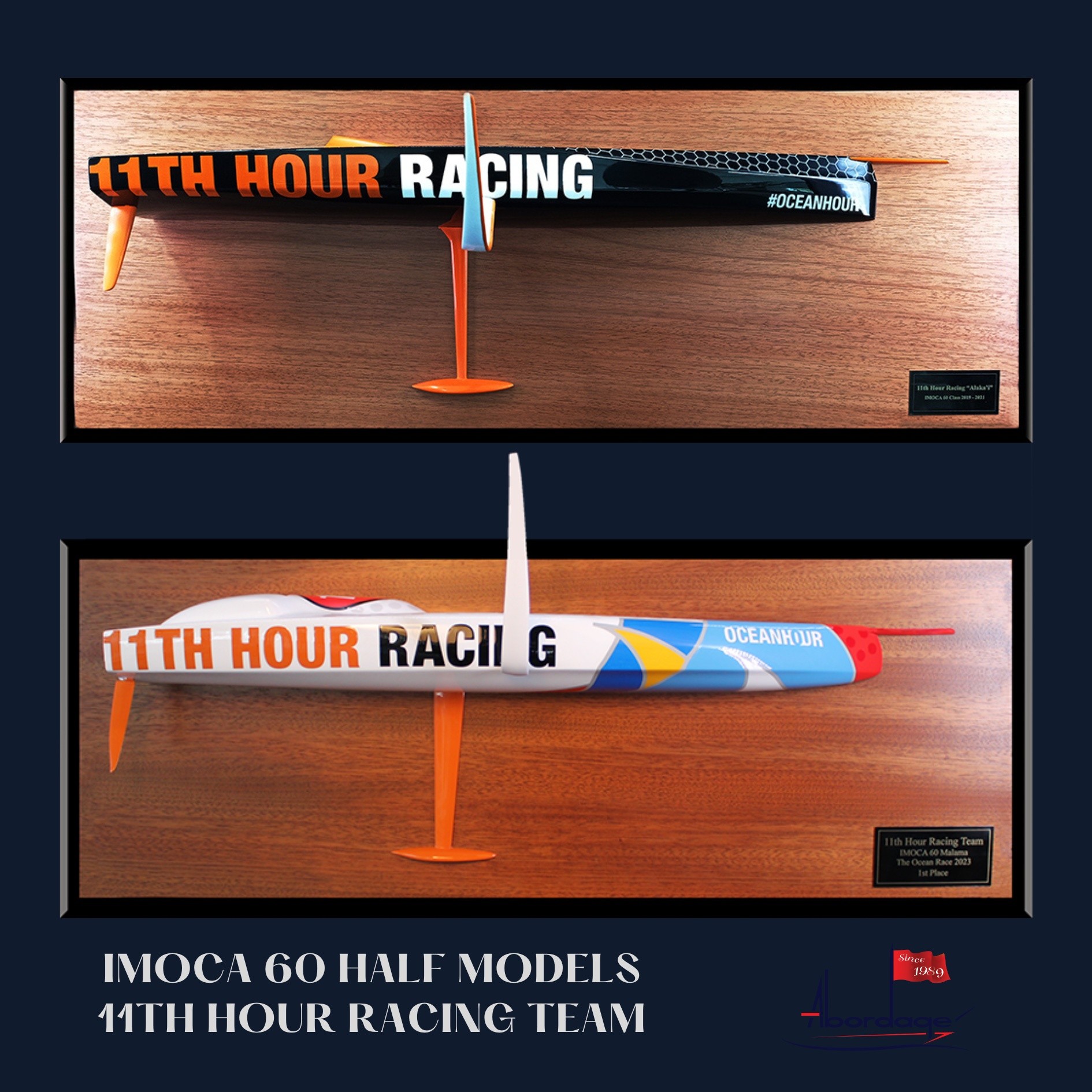 Imoca 60 MĀLAMA custom half model