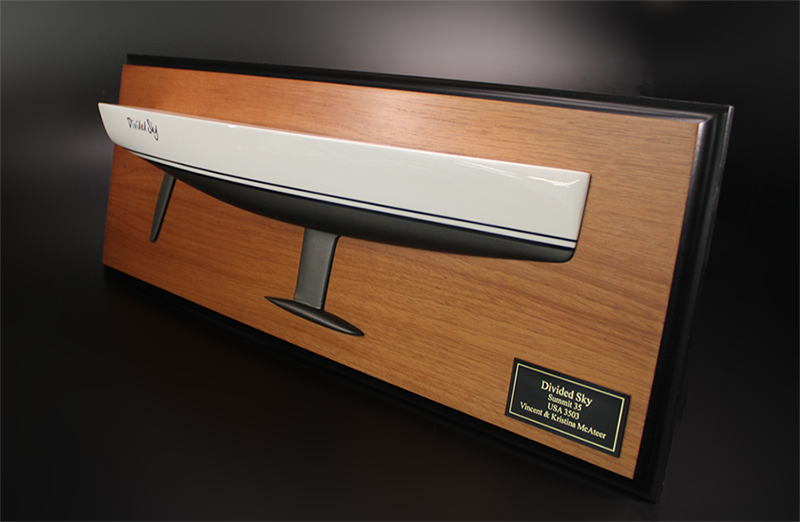 Summit 35 flushdeck half hull