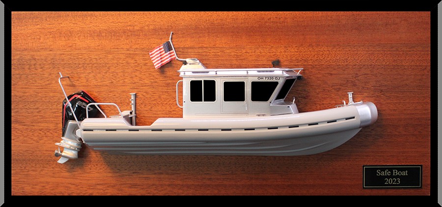 Safe Boat Defender 25 custom half model