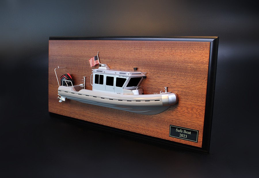 Safe Boat Defender 25 custom half model
