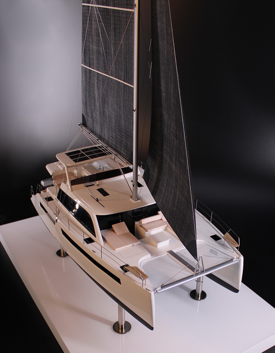 Voyage 510 catamaran custom model