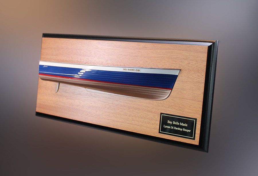 Lyman 26 Hardtop Sleeper custom half hull