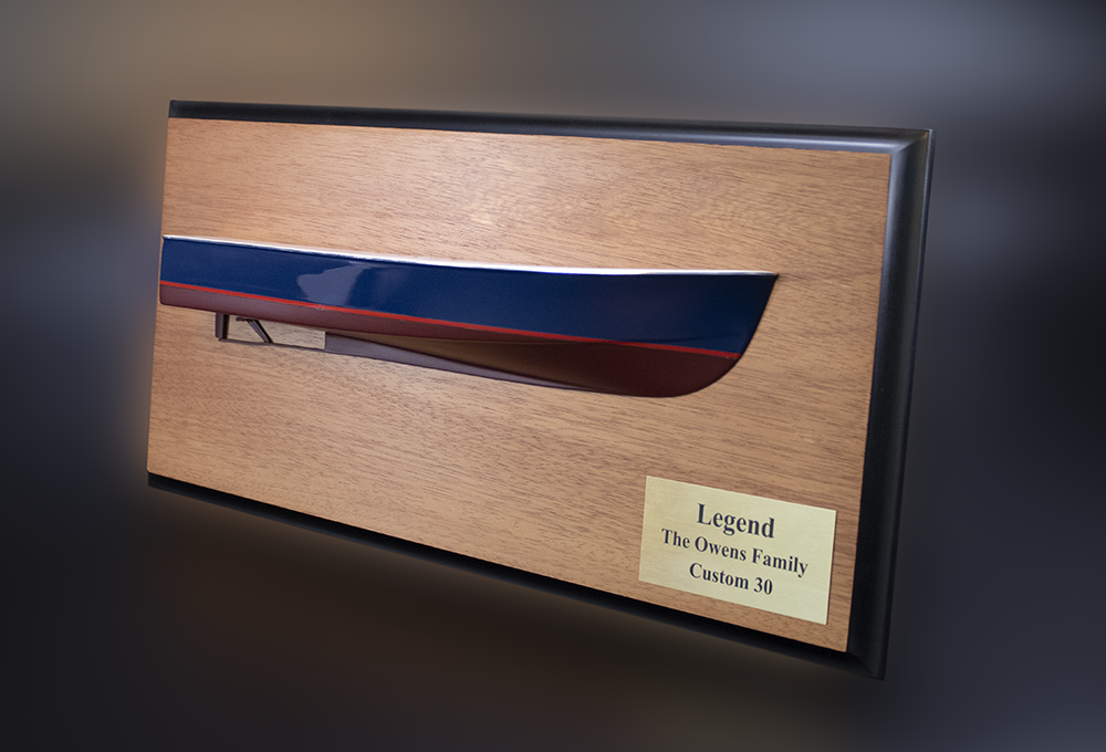 Mainship 30 power boat custom half hull