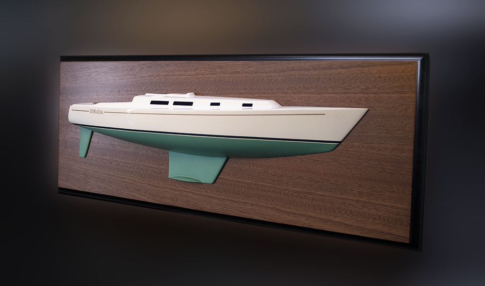 J40 JBoats custom half model