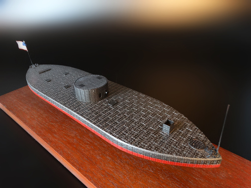 Historic Ships - - USS Monitor 1862 - Abordage