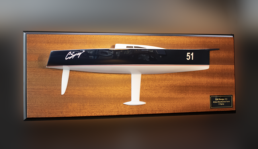 Nelson Mareck NM design 111, 40 half model with cabin and cockpit only