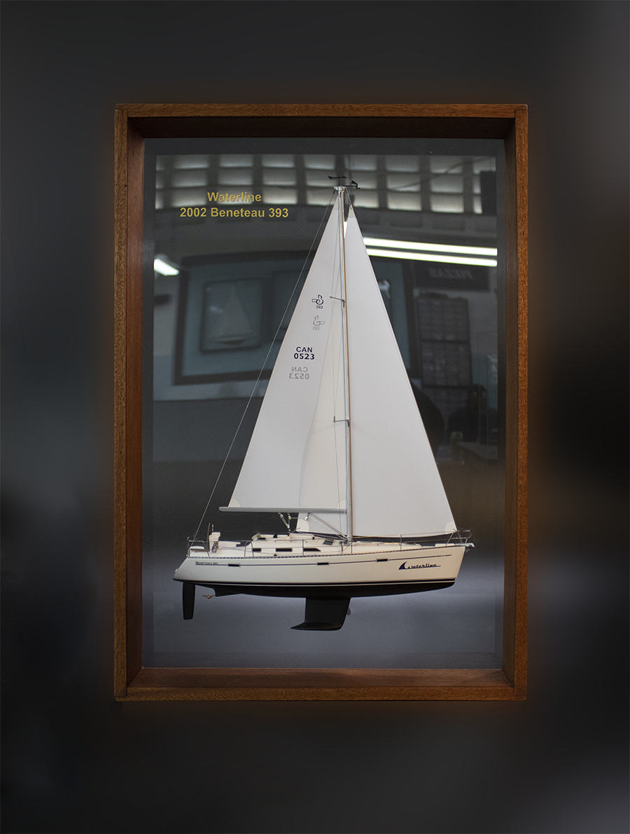 Beneteau 393 "Waterline", scale 1/32 or 15"LOA.-HM