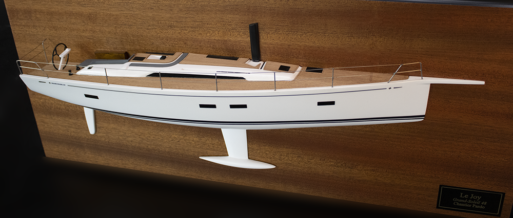 Grand Soleil 48 Custom half model with deck details