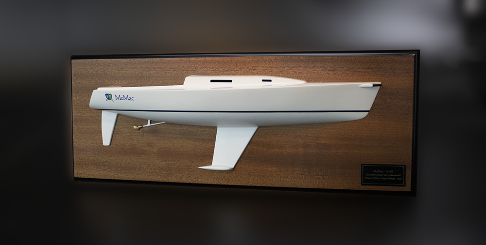 J 105 J-105 JBoats Custom half model