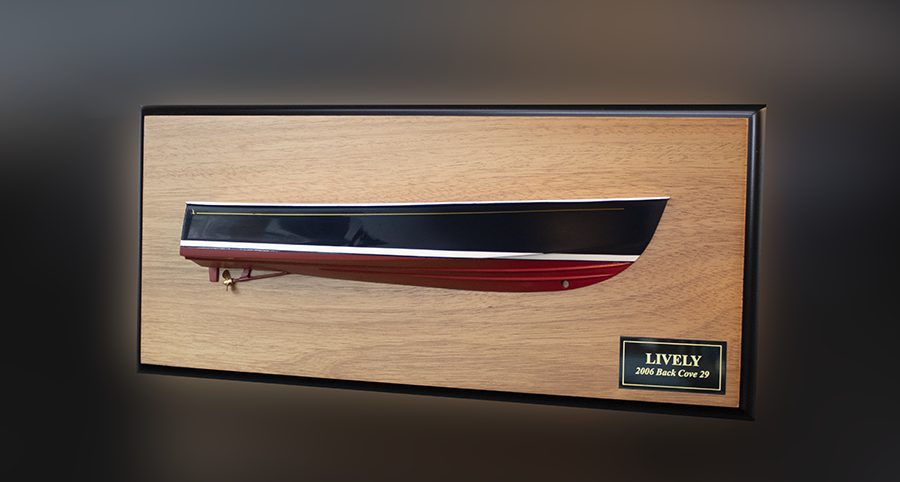 Back Cove 29 flush deck custom half hull