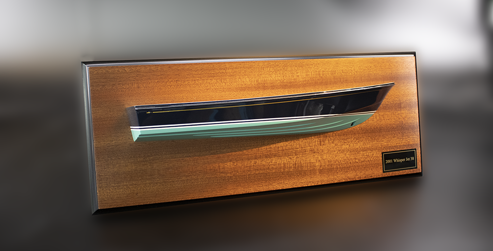 Ted Hood Little Harbor Whisper Jet 38 flush deck half hull