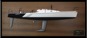 J Boats J125 J-125 Custom half model with deck details