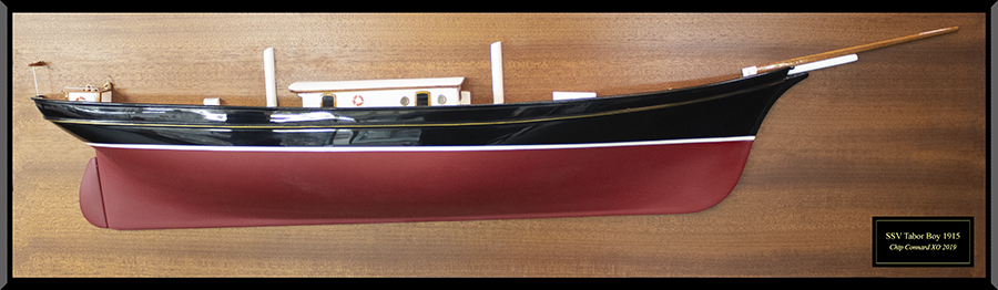 Tabor Boy 100’ 1918 Dutch Pilot Ship custom model with deck details