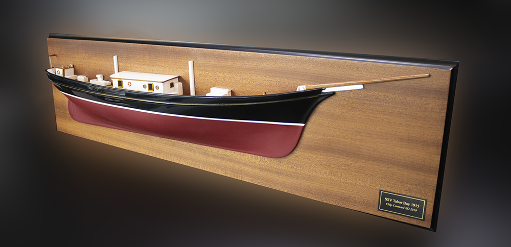 Tabor Boy 100’ 1918 Dutch Pilot Ship custom model with deck details