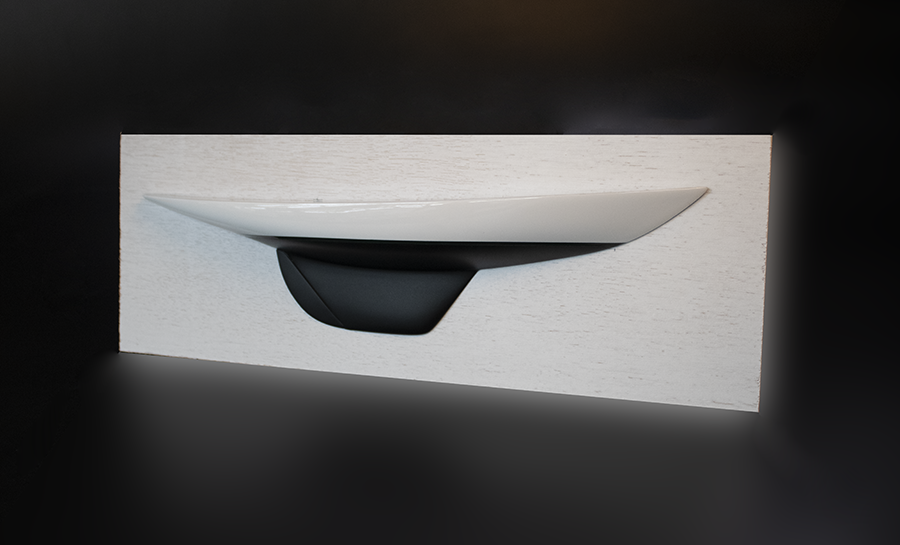 Sparkman & Stephens Shields half hull without backboard / Yacht Club