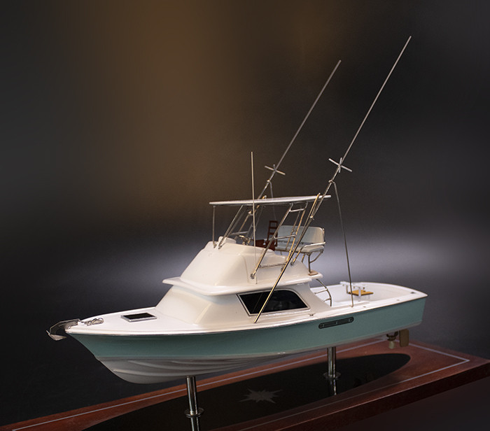 Bertram 31 Sport Fisherman 1974 desk model