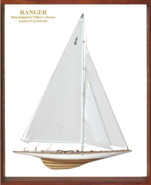 Half models with wooden frame - - Ranger 1937 - Abordage