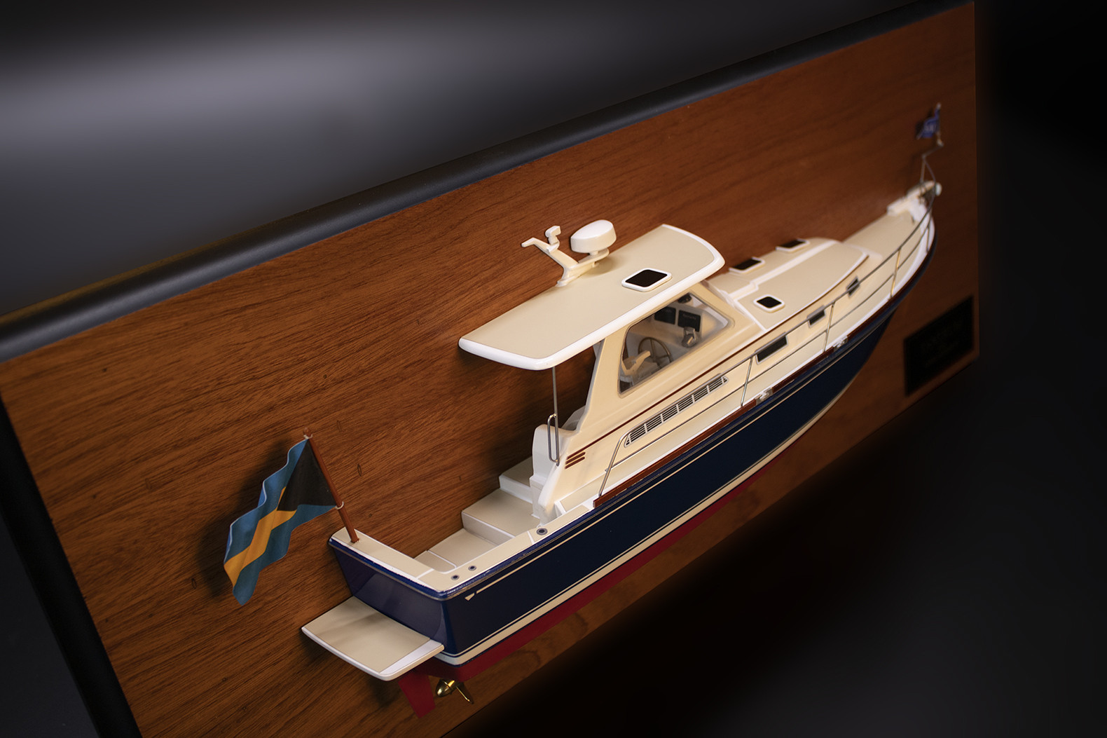 Sabre Express 38 power boat custom half model