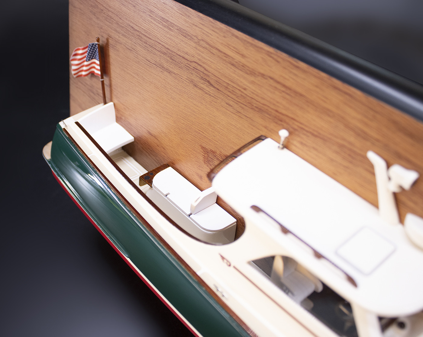 Hinckley Picnic 36 (hull no. 6) half model with deck details