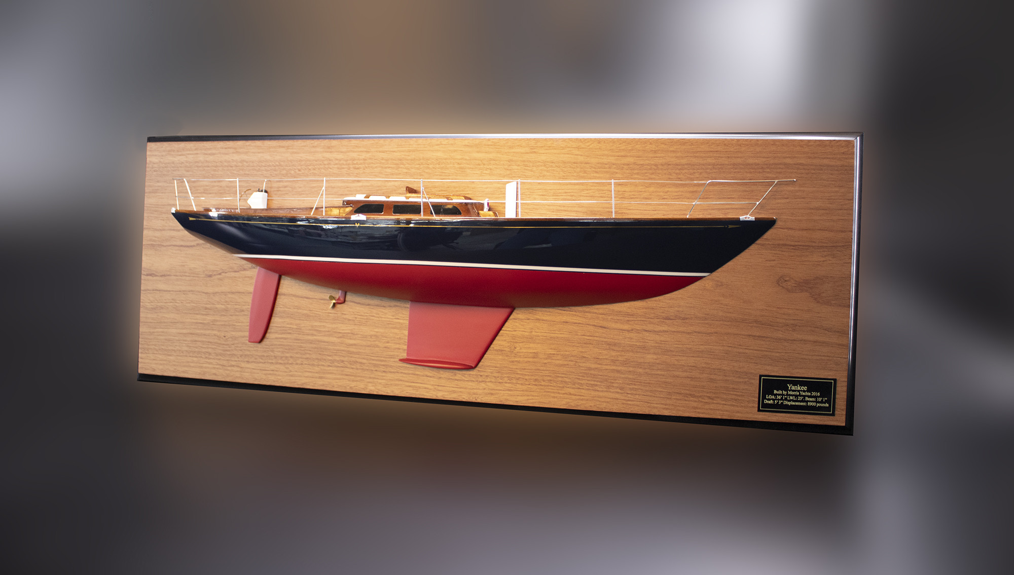 Morris Yacht 36 outstanding large half model