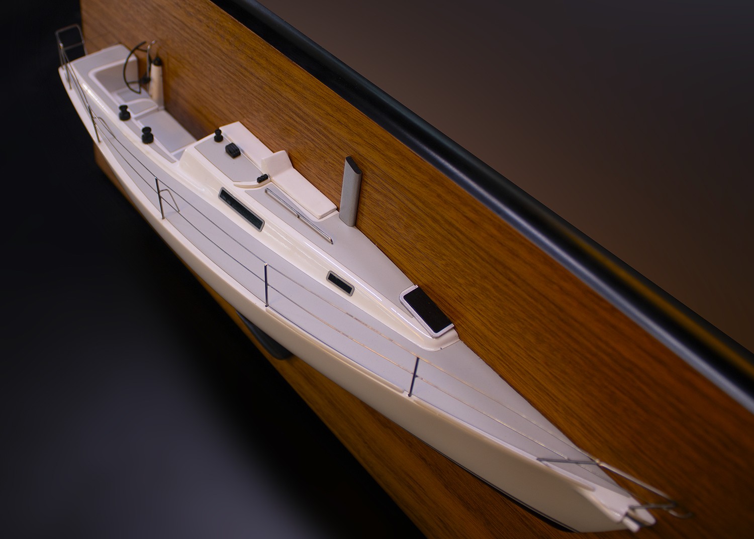 J105 exquisite custom half model with deck details