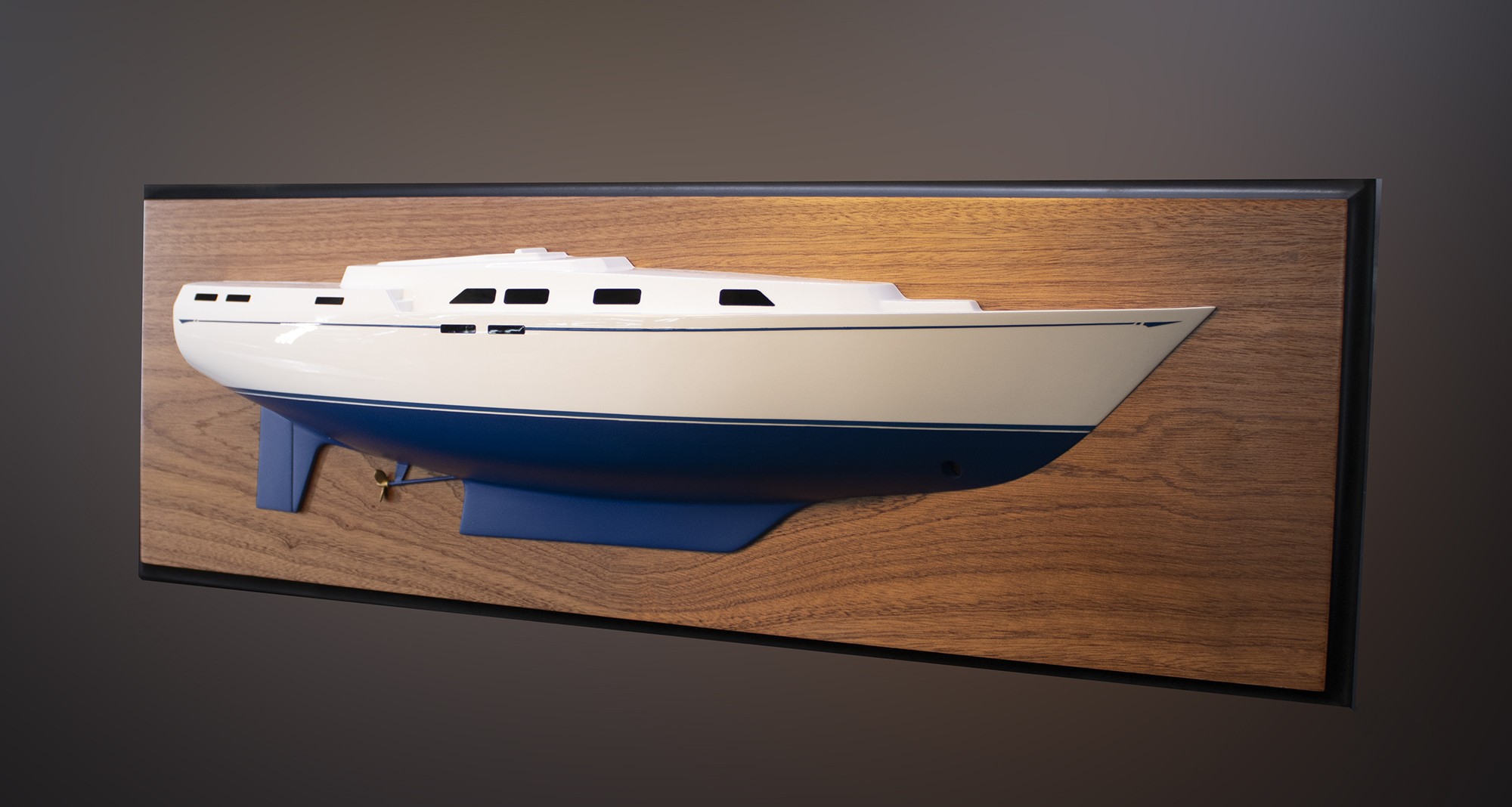 Nautor's Swan 50 half model