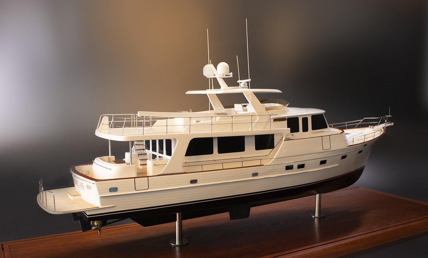 Fleming 85 with open flybridge outstanding custom model