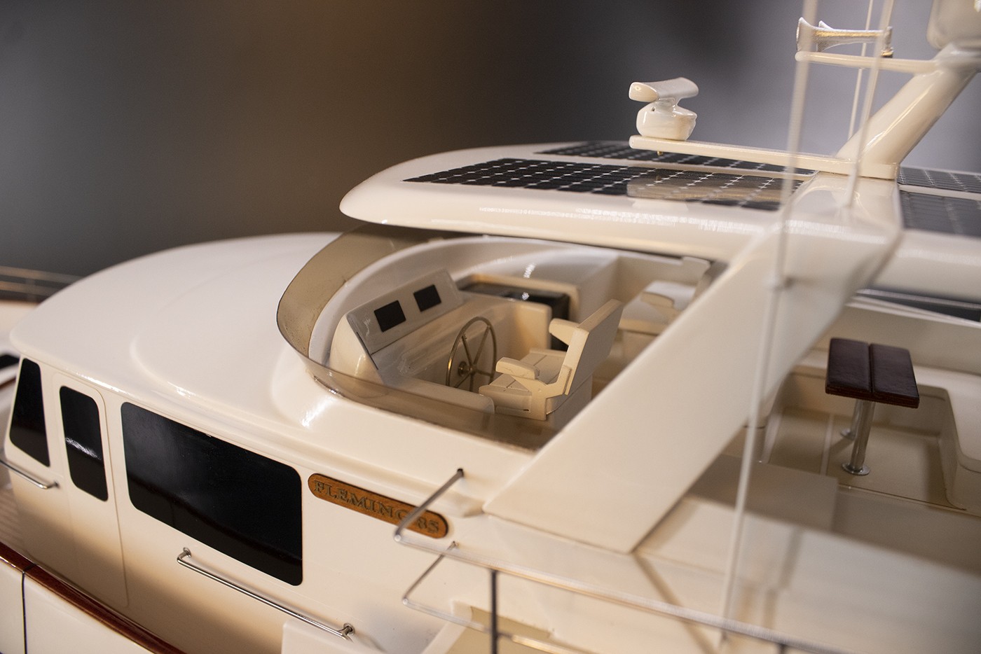 Fleming 85 with open flybridge outstanding custom model